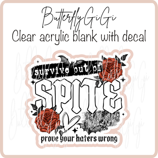 Survive out of Spite