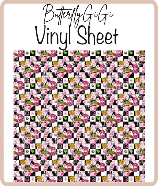 Taco B Pink Vinyl Sheet