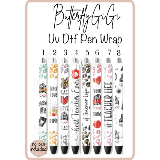 Wrap TEACHER Uv Dtf