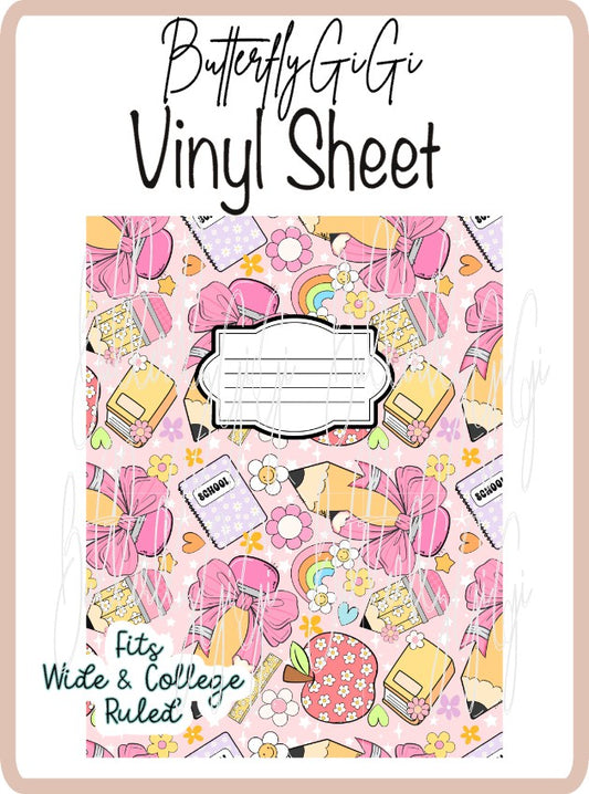 Vinyl Notebook Teacher Cover
