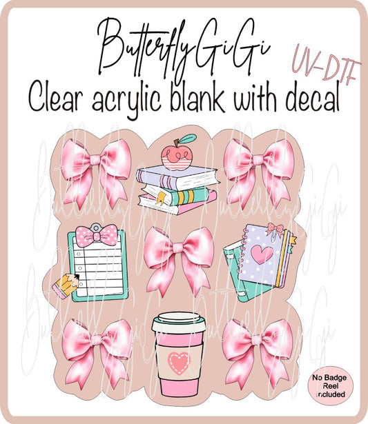 UVDTF Teacher Coquette Pink