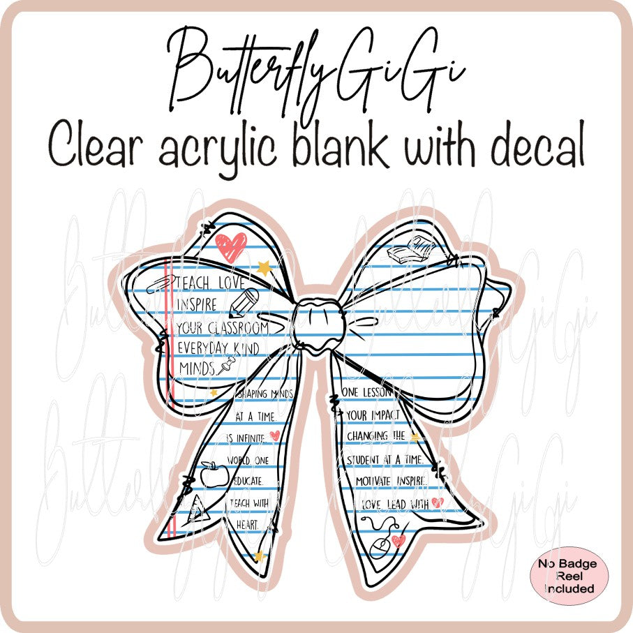 Bow Teacher Paper