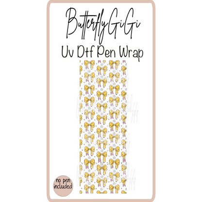 Wrap Teacher Pencil Coquette Uv Dtf