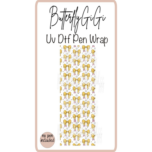 Wrap Teacher Pencil Coquette Uv Dtf