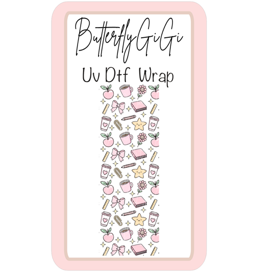 Wrap Teacher Star UV Dtf