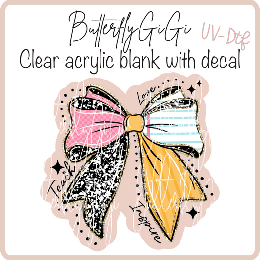 Teach Love Inspire UvDTF