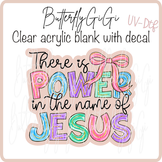 There is Power Name UvDTF
