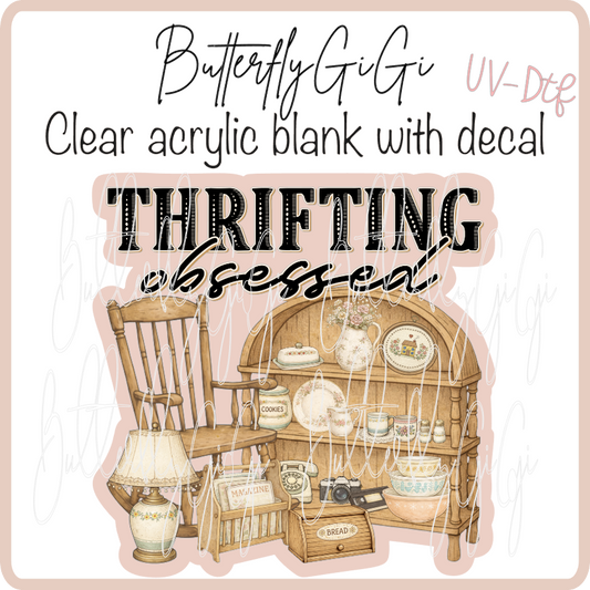 Thrifting Obsessed UvDTF