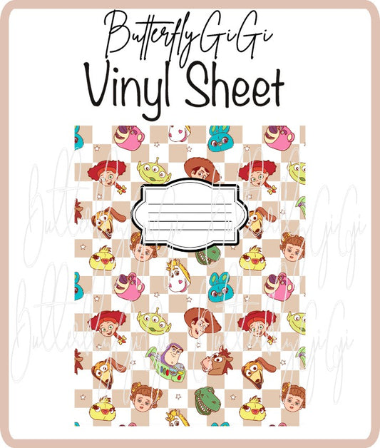 Vinyl Notebook Toy Story Cover