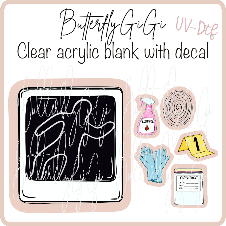 True Crime SHAKER  Uv Dtf