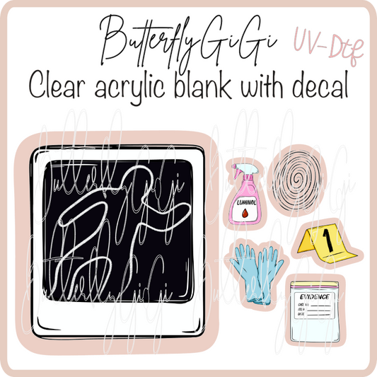 True Crime SHAKER  Uv Dtf