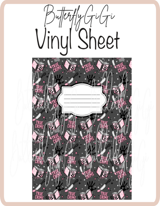 True Crime Pink Vinyl Notebook