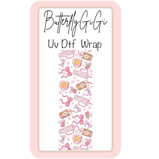 Wrap Tumbler Daisy Coquette  UV Dtf