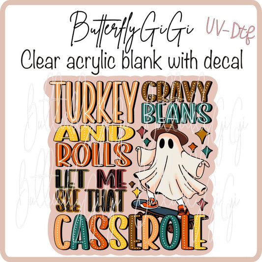 UVDTF Fall Turkey Gravy Rolls