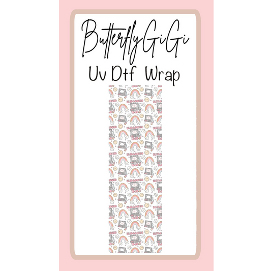 Wrap Ultrasound Rainbow UV Dtf