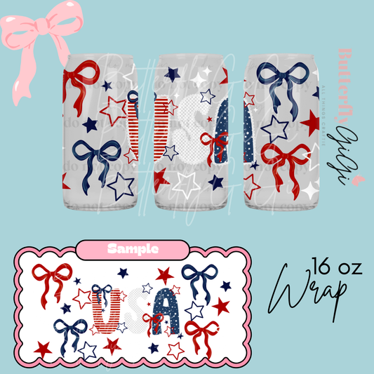 USA Lace 16oz UVDTF Wrap