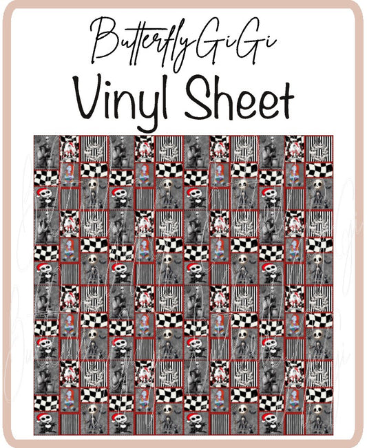 Jack Christmas Vinyl Sheet