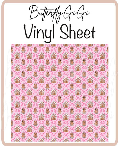 Gingerbread Vinyl Sheet