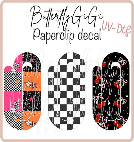 Variety Paperclip  UvDTF