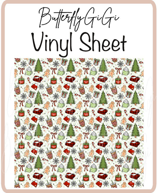 Christmas  Spice Vinyl Sheet