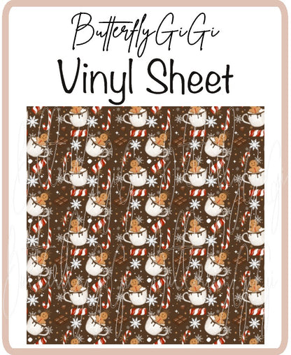 Hot Cocoa Vinyl Sheet