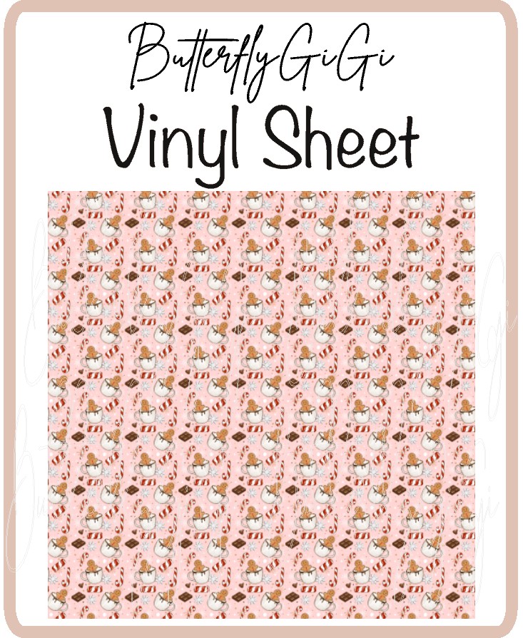 Hot Cocoa Vinyl Sheet