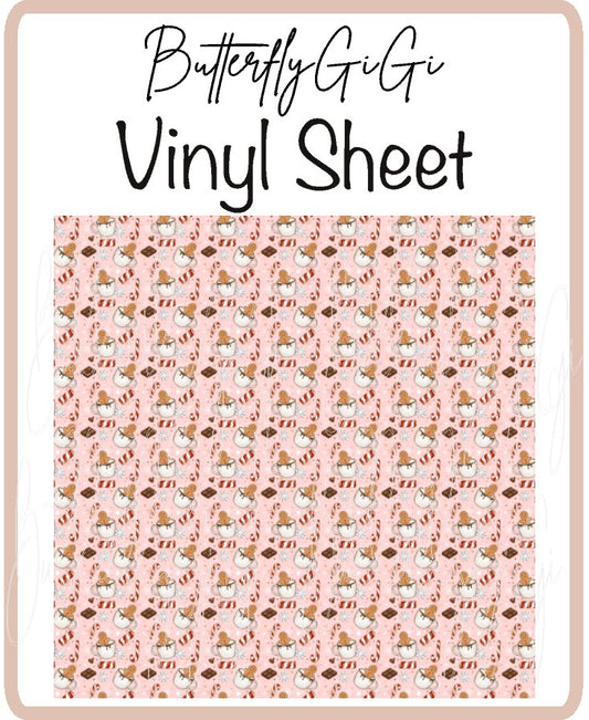 Hot Cocoa Vinyl Sheet