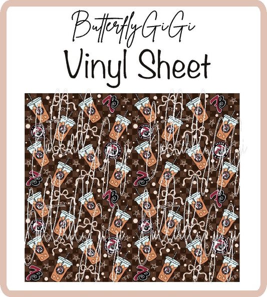 7 Brew Bows Vinyl Sheet