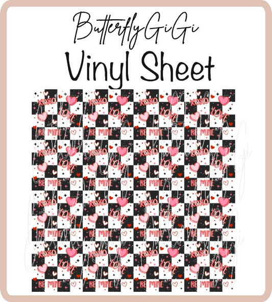 Be mine Vinyl Sheet