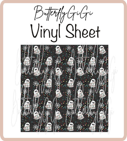 Ghost Lights Xmas Vinyl Sheet