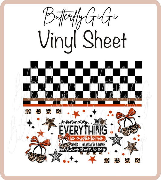 Joke to Me Vinyl Sheet