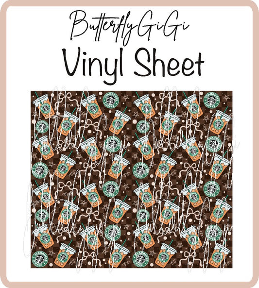 Star B Bows Vinyl Sheet