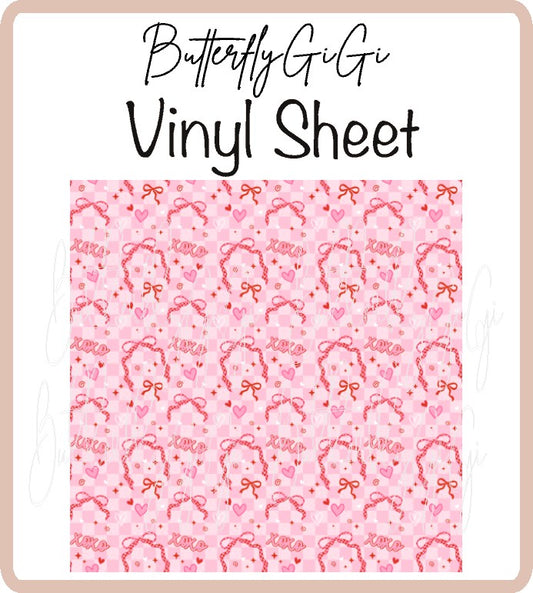 XOXO Vinyl Sheet