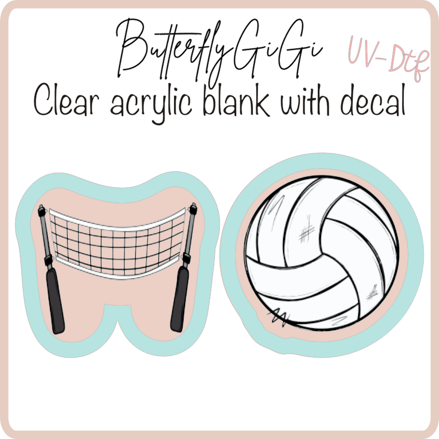 Volleyball Xray Marker Set UVDTF