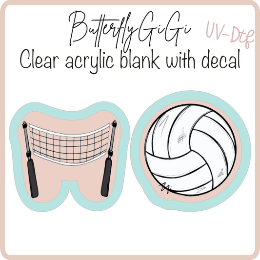 Volleyball Xray Marker Set UVDTF