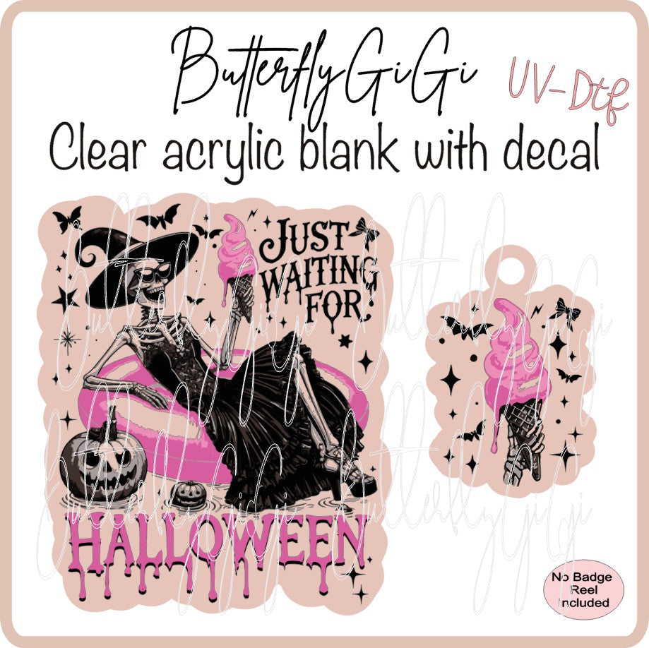 UVDTF Halloween Waiting for Halloween & Charm