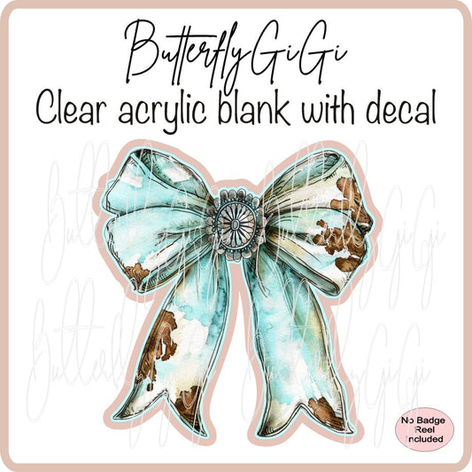 Western Teal Bow
