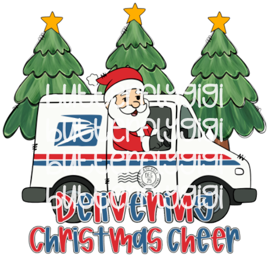 Christmas Postal Service Stickers