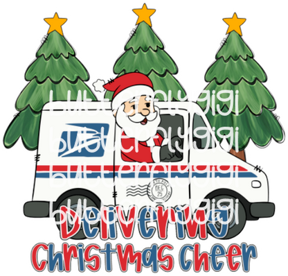 Christmas Postal Service Stickers