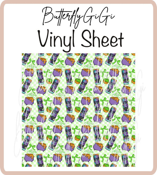 Energy Drink Witch Brew Vinyl Sheet