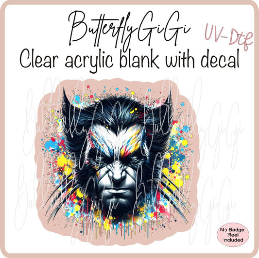 UVDTF Superhero Wolverine