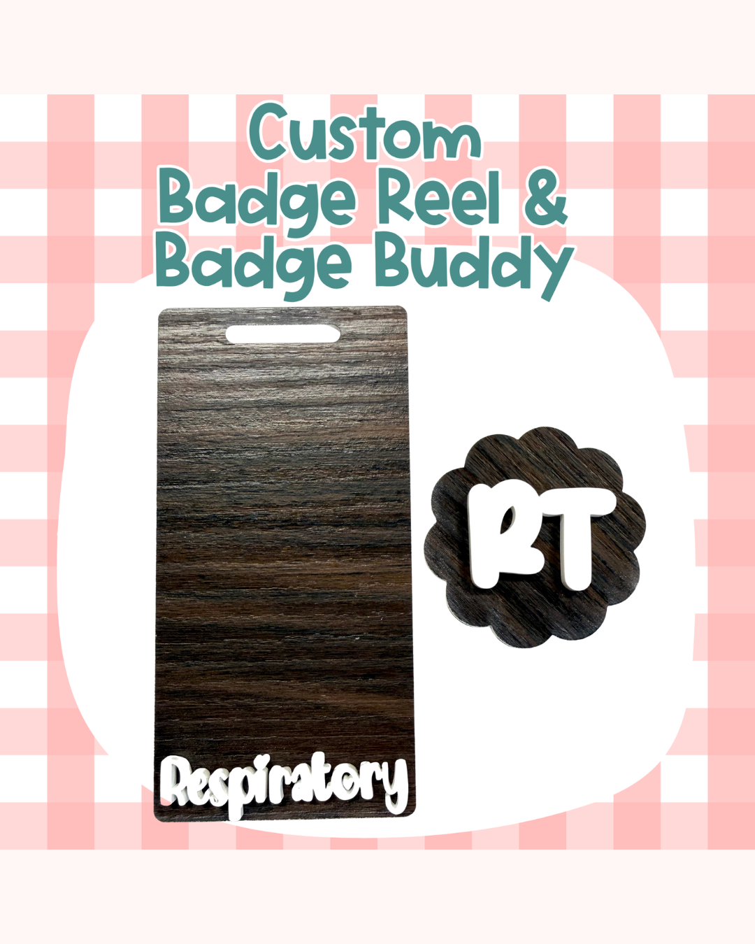 Wood Badge Reel Badge Buddy Custom Acrylic Design