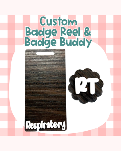 Wood Badge Reel Badge Buddy Custom Acrylic Design