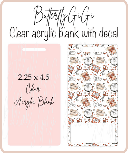 Wrapping Paper Badge Buddy Acrylic Blank & Decal