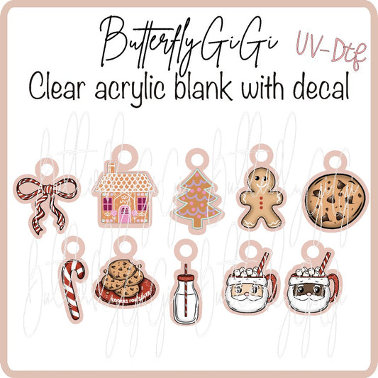 Xmas Cookies UVDTF Charms