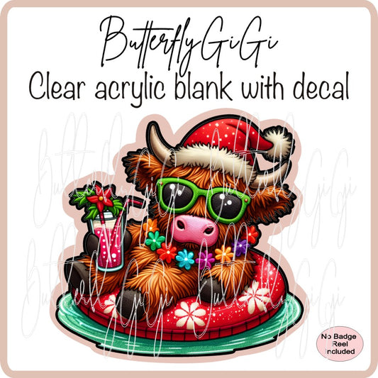 Christmas in JULY Cow
