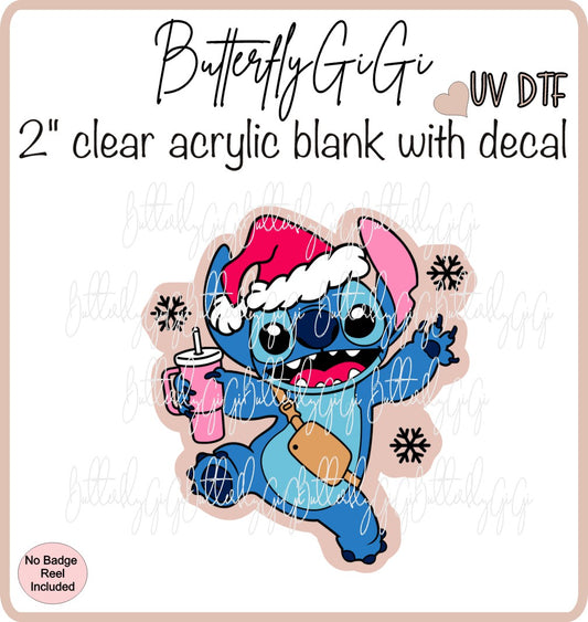 UVDTF Christmas Blue Alien Bougie