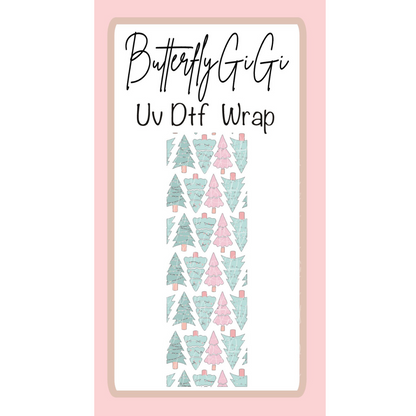Wrap Christmas Tree UV Dtf