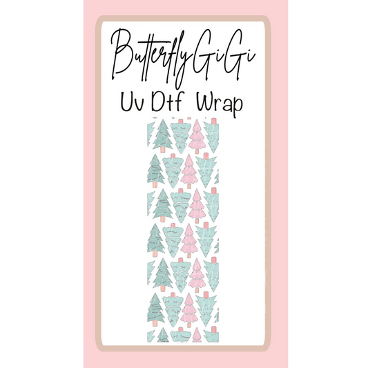 Wrap Christmas Tree UV Dtf