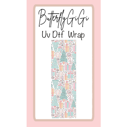 Wrap Christmas Ornament Tree UV DTF